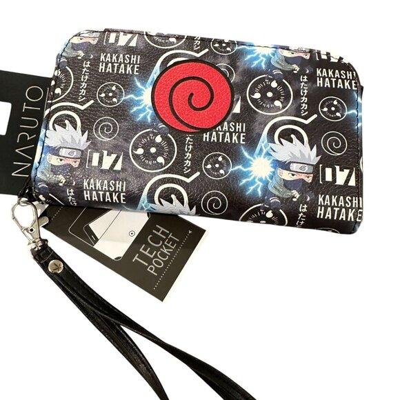 NARUTO Shippuden Tech Wristlet Clutch Wallet NEW - Picture 3 of 6